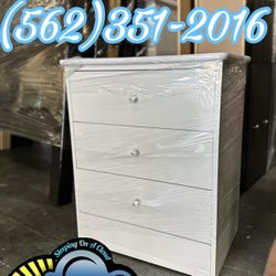 Three Drawer Chest White