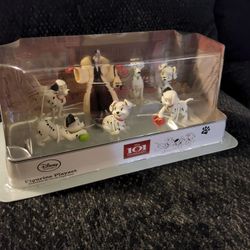 Disney Store 101 Dalmations Figurine Play Set 7 Pieces