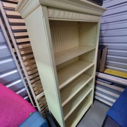 Cream-colored Bookshelf 