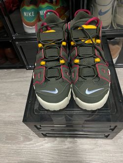 Nike more uptempo cargo khaki size 8.5