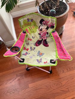 Disney Mini Mousse Camping,Beach Chair, Foldable,Lightweight with Carrying Bag