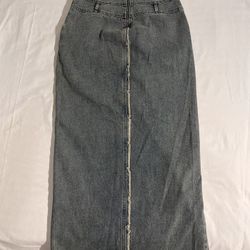 Long Jeans Skirt Size S Brand Fashion Nova 