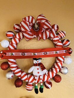 49er Christmas wreaths