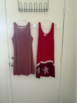 Two Sleeveless Summer Dresses Bundle