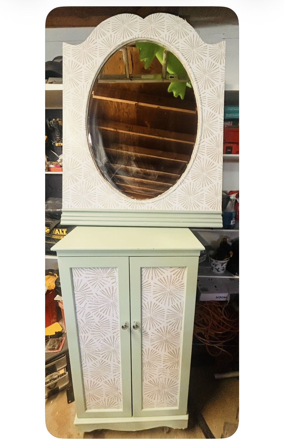 Matching Mirror and Cabinet