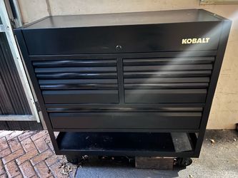 Tool Box Kobalt 3000 Series 45-in W x 47-in H 7-Drawer Steel Rolling Tool Cabinet (Black)