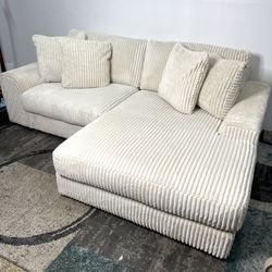 Sectional Free Delivery Ashley Couch Feather Sofa 