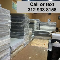 Mattress, Boxprings & Metal Frame. All Sizes Available. Excellent Quality. Affordable Prices. Twin At $99. Hablamos Español.