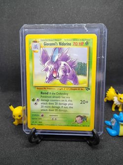 Pokemon 1999 Giovanni s Nidorino gym challenge lp