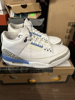 Nike Air Jordan 3 Unc Blue