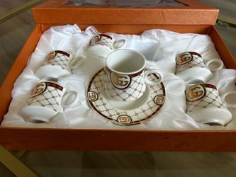 Elegant Espresso Cup & Saucer Set