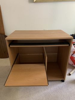 Computer Desk With Rollers