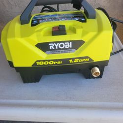 Ryobi 1800 PSI 1.2 GPM Electric Pressure Washer!!!MACHINE ONLY NO ACCESSORIES!!!