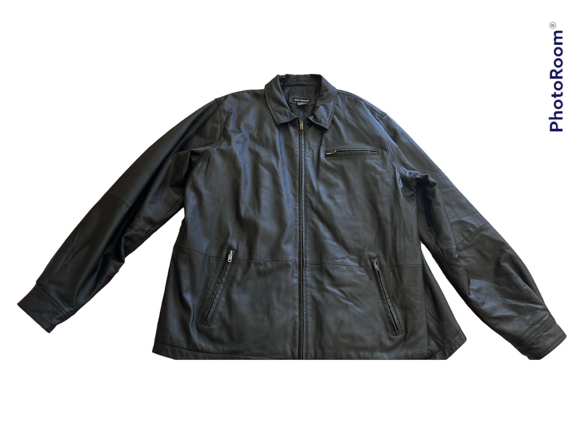 Men’s Prime Elements Leather Jacket 2XLT