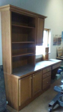 Brand New Cabinetry work station combo with custom Formica countertop