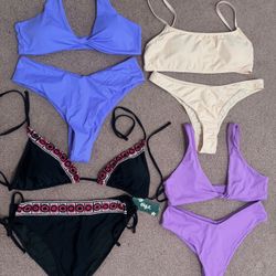New Large Bikini Clothing Bundle Festival Boho Swimsuit Bathing Suit 