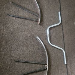 Bicycle Bars And Two Fenders Handle Bike Part Parts