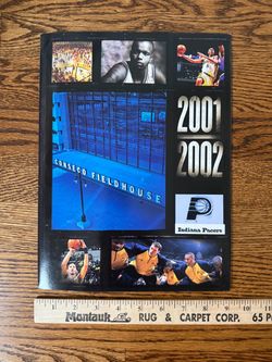 2001 Indiana Pacers basketball group season tickets folder pamphlets Reggie Miller