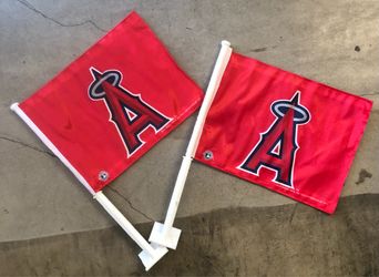 La Angels Baseball Team Car Flags