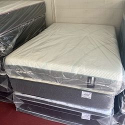Queen Size Mattress TempurPedic Adapt  Medium Contour Technology Premium Comfort Factory Fresh & Sealed in Plastic Same Day Delivery