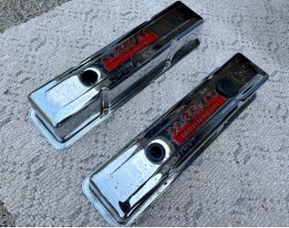 350 Small Block Chevy Chrome Valve Covers (Set of 2)