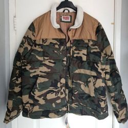 Men's Levi's Jacket Camouflage Army New XL