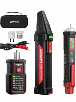 KAIWEETS Circuit Breaker Finder Kit with Voltage Tester for Circuit Tracer