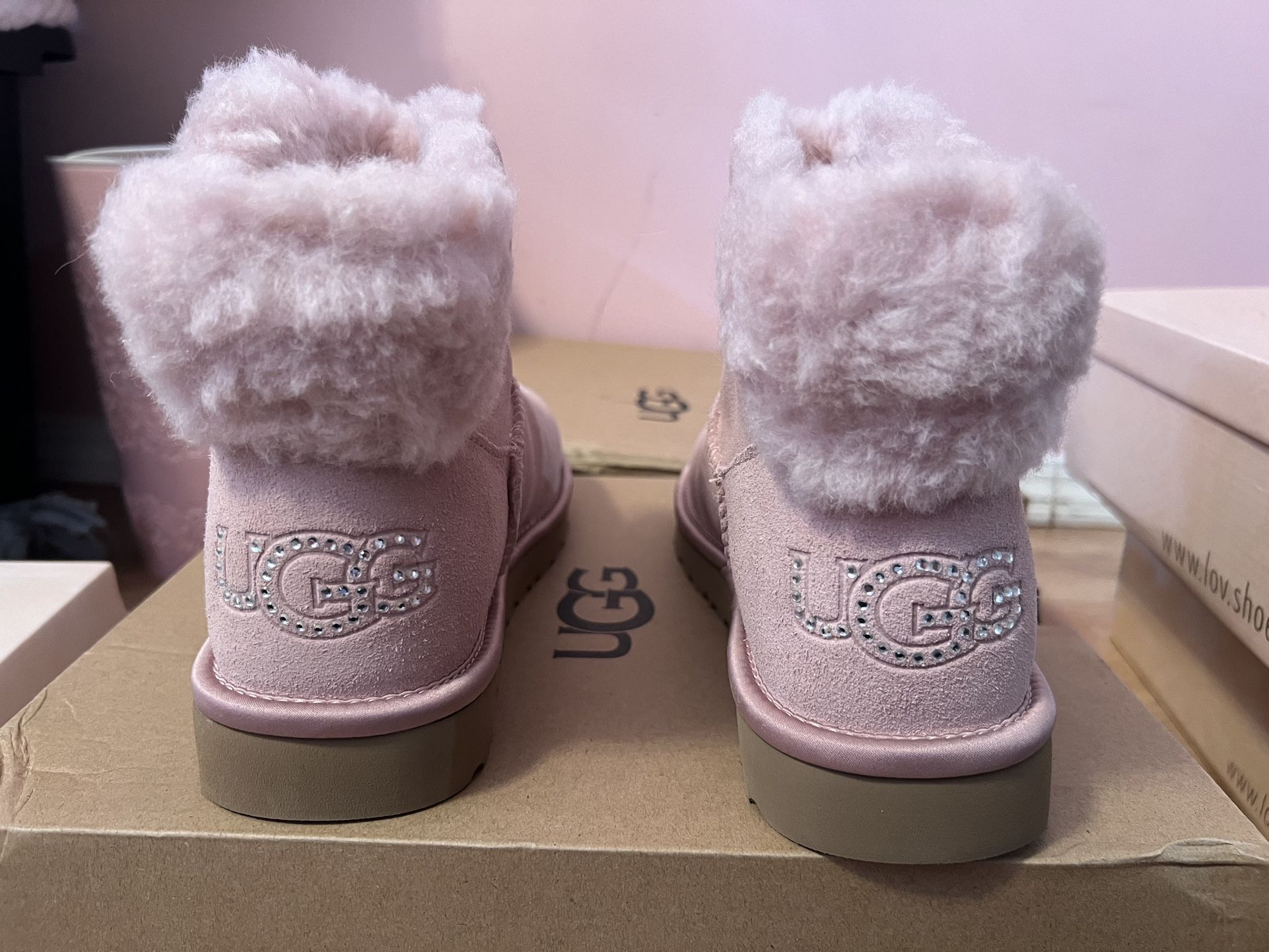 UGG bling pink boots