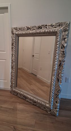 Pick Up Only! Large Silverwood Mirror