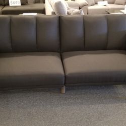 Brand New 81" x 44" Black Linen Sofa Futon