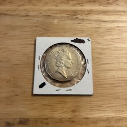 1991 Australian $.50 Coin