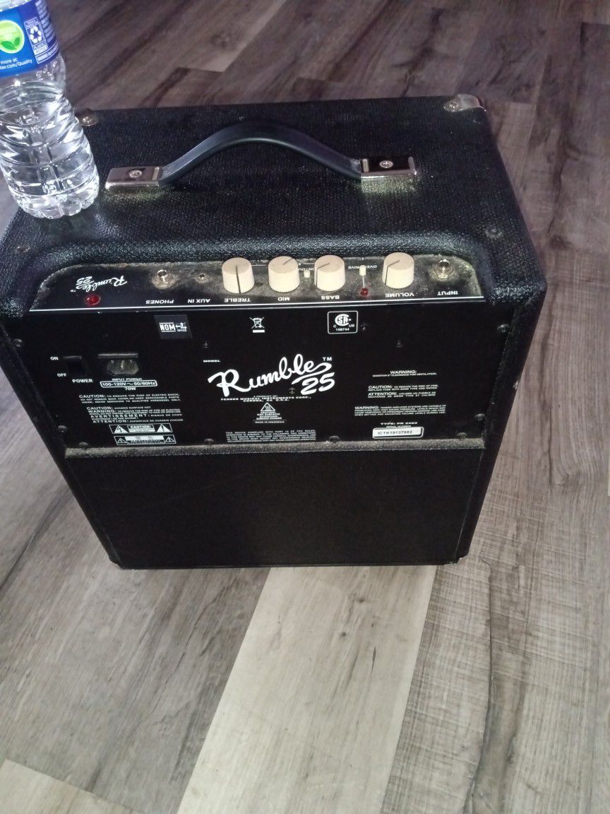 Bass Guitar Plus Amplifier 