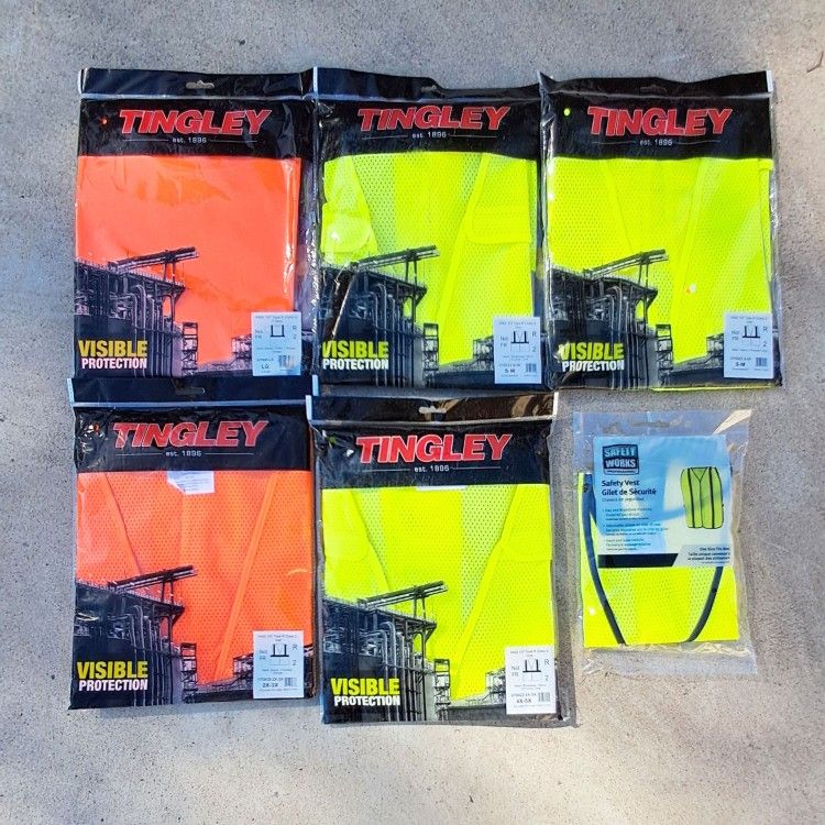 Various Safety Visibility Vests (READ)