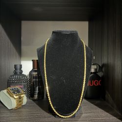 .925 Gold Plated Rope  Chain