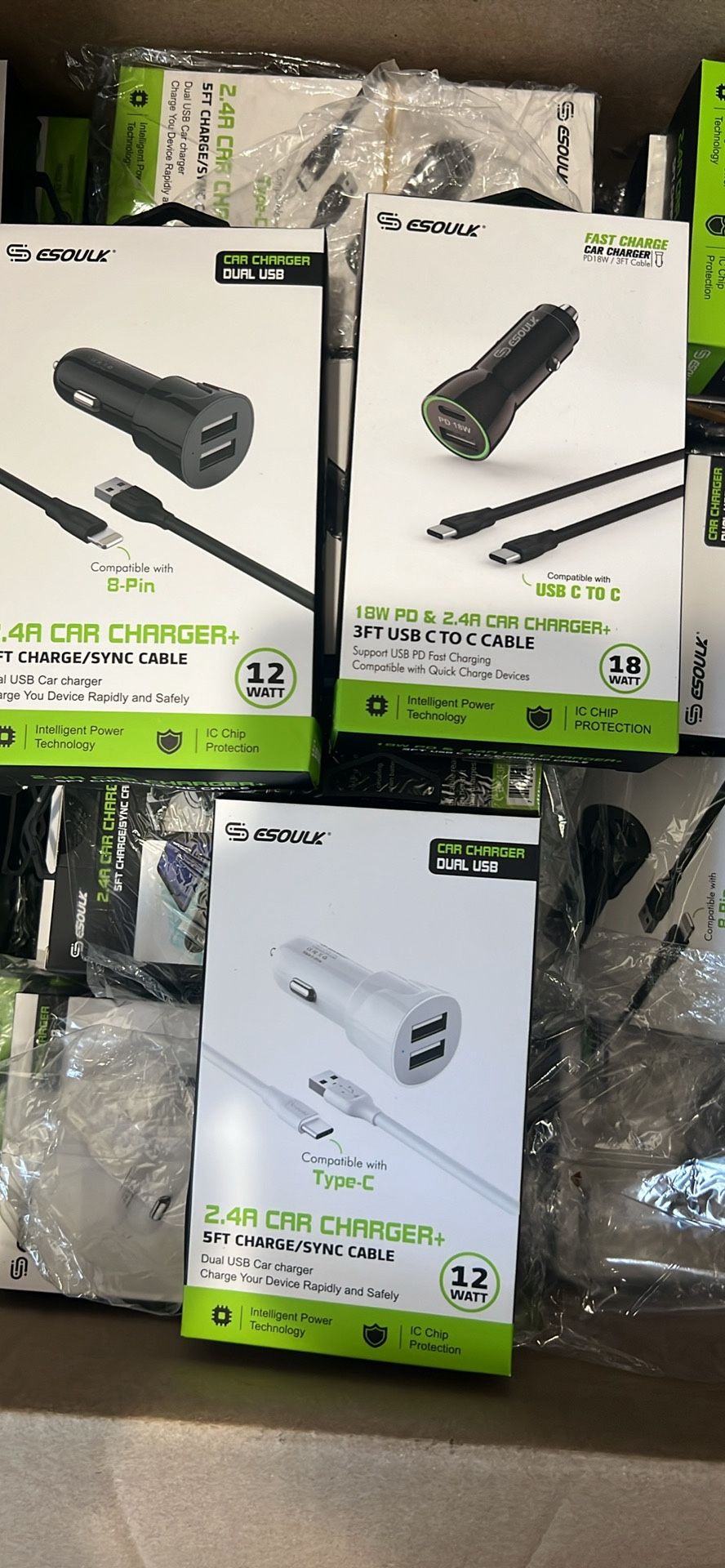 Car Charger Type C And Lighting