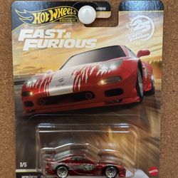 Hot Wheels 1995 Mazda RX-7 - Fast & Furious Red CHASE - Premium #1/5