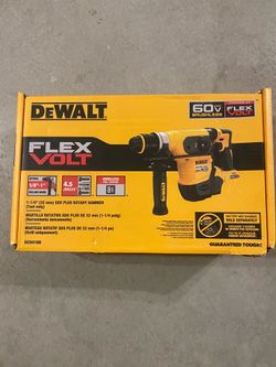 Dewalt Flexvolt 60V Max 1-1/4 in. SDS Plus Rotary Hammer (Tool Only)
