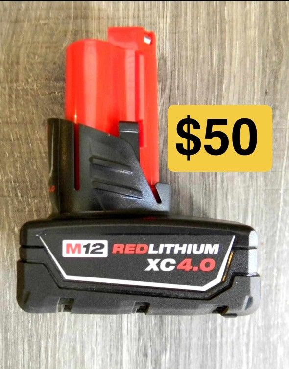 Milwaukee Battery 4ah New M12 limited Stock