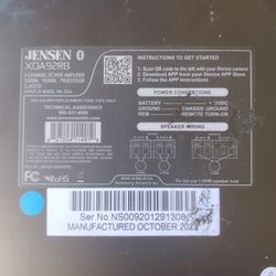 Jensen 600 Watt 2 Channel Amp