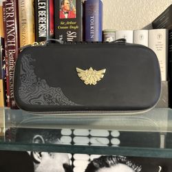 Legend of Zelda Nintendo Switch Travel Carrying Case Black and Gold Hard Shell