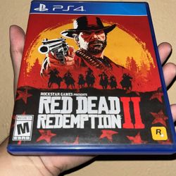 (RARE) PlayStation 4 Video Game PS4 PS5 Red Dead Redemption 2