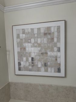 Neutral abstract wall art