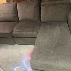 Brown Reclining Sectional Sofa 