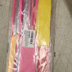    BRWH-B07DGTXHJZ PAMASE Dance Ribbons - 16 Packs Ribbon Wands with Non-Slip Handles for Girls Gift, 6.6ft Rhythmic Gymnastics Dancing Rainbow Twirle