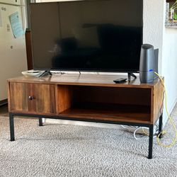 Small tv console table