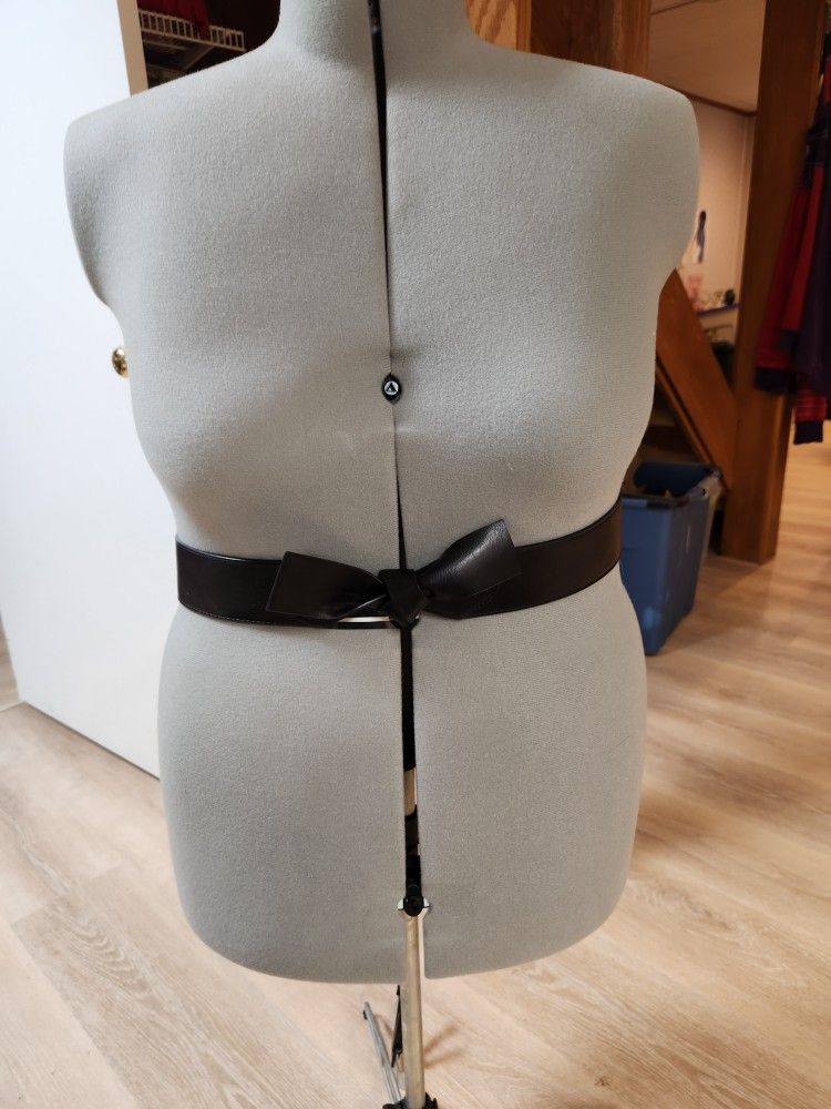 Black Bow Waist Belt