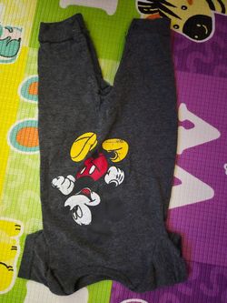 Short sleeve mickey mouse pant romper