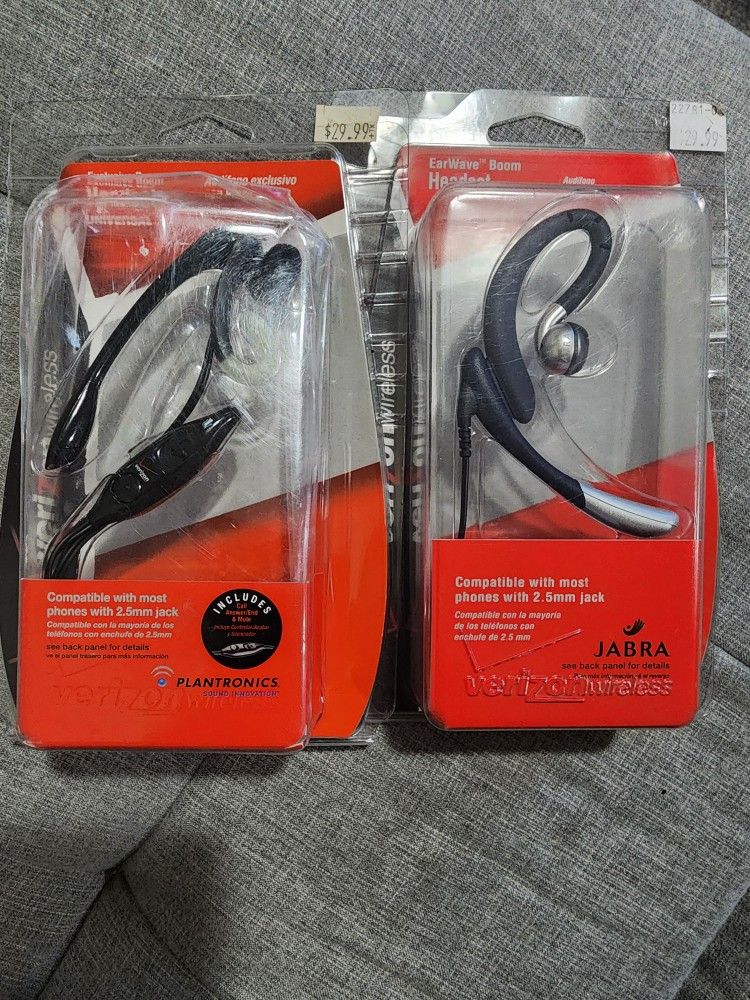 Verizon Wireless JABRA EarWave Boom Headset 2.5mm Jack
