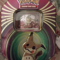 Pokémon Trading Card Tin With Mimokyu Card