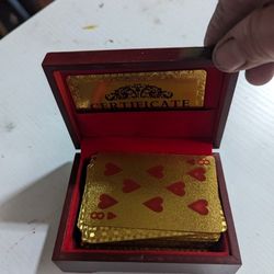 Gold Playing Cards